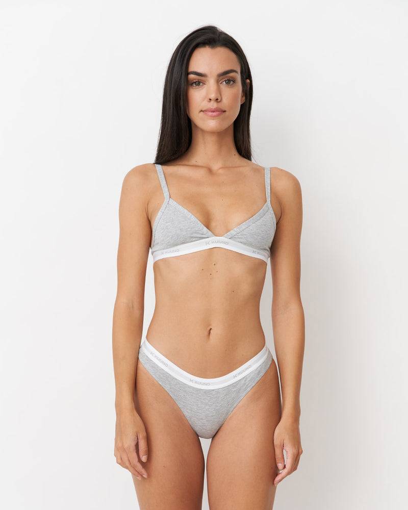 Kuuno 3er-Set Everyday Classic Brief Light Grey im Angebot