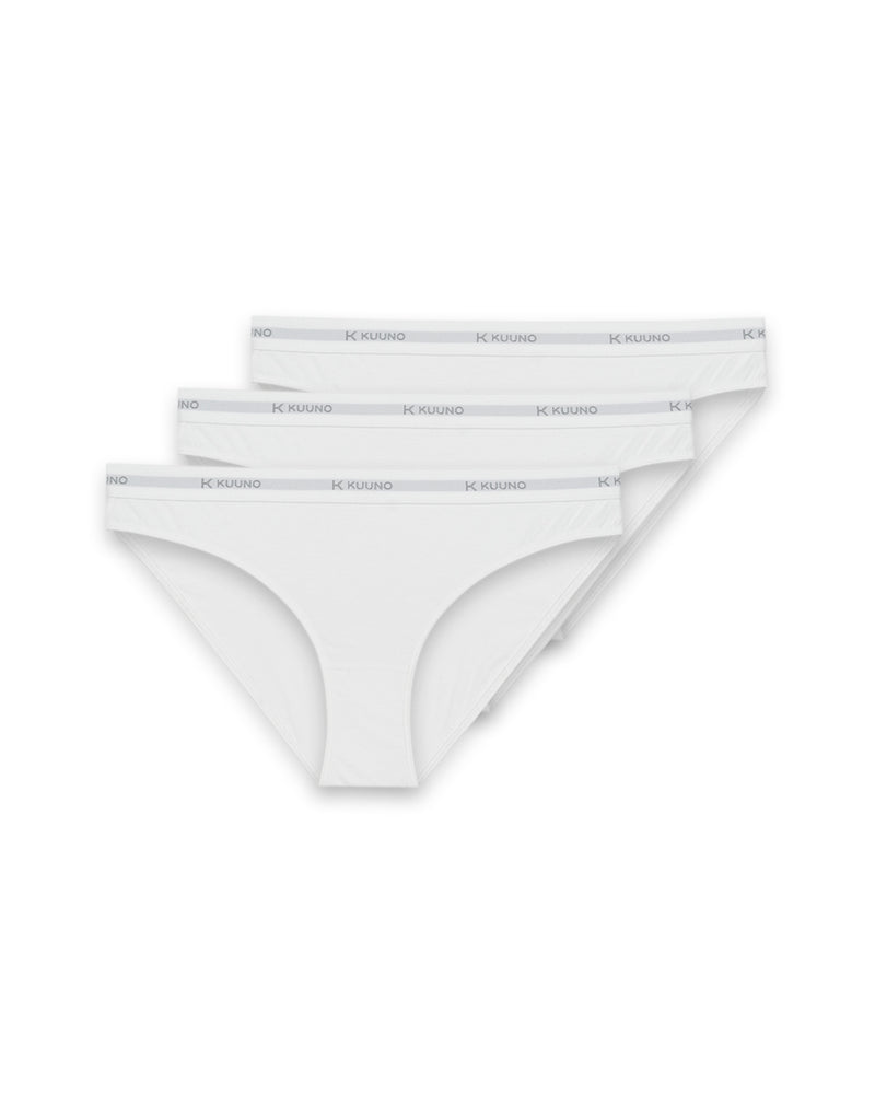 Kuuno 3er-Set Everyday Classic Brief Classic White