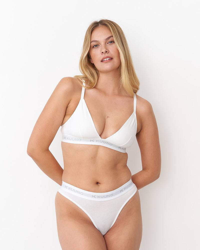 Kuuno 3er-Set Everyday Thong Classic White Auslauf