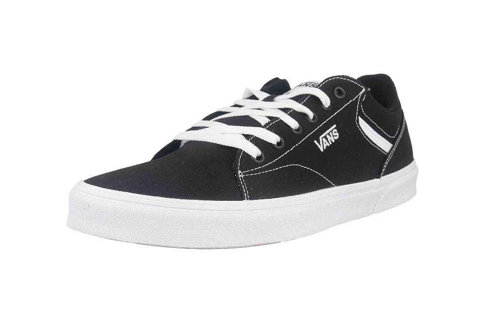 VANS MN Seldan CANVAS (Canvas) Black/White Sneaker in Übergrößen Schwarz VN0A4TZE1871 große Herrenschuhe Hotsell