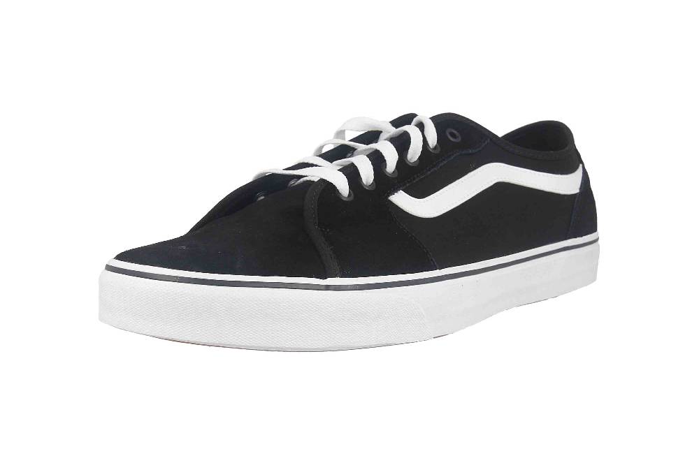 VANS MN Filmore Decon SUEDE/CANVAS (SUEDE/CANVAS) BLK/WHITE Sneaker in Übergrößen Schwarz VN0A3WKZ5LM1 große Herrenschuhe Blitzverkäufe