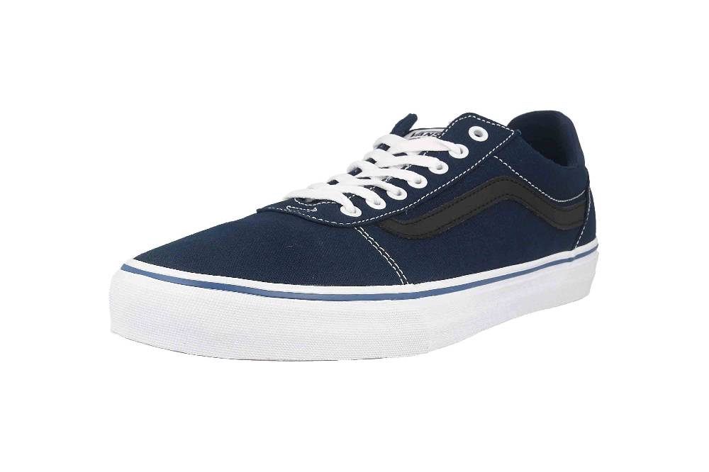 VANS Ward Deluxe CANVAS DRESS BLUES/WHITE Sneaker in Übergrößen Blau VN000C4U5S21 große Herrenschuhe Outlet