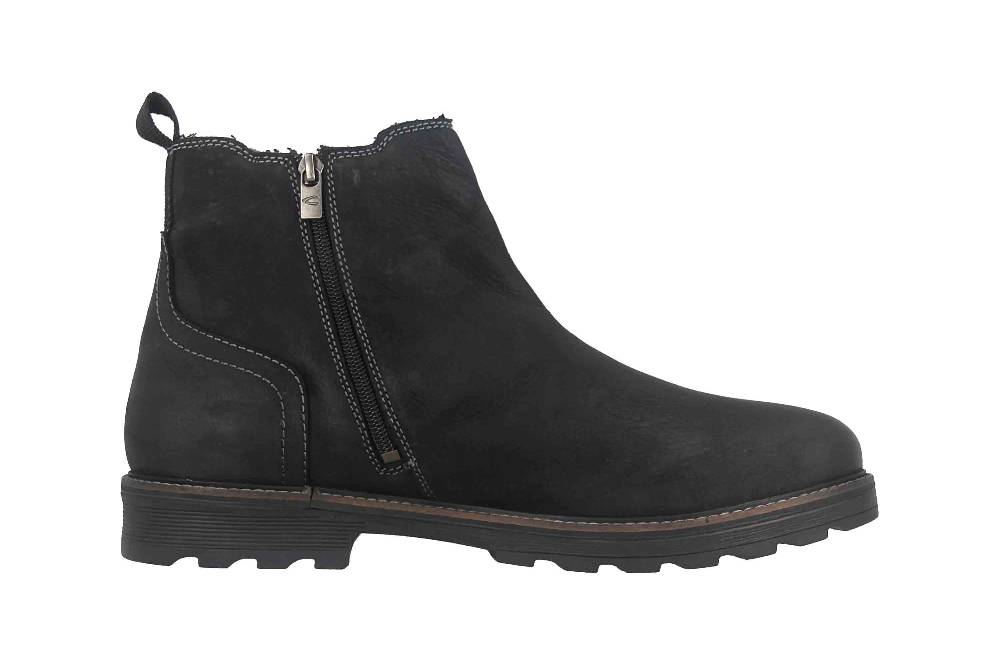 Camel Active Stiefeletten in Übergrößen Schwarz CAFW002-350100 große Herrenschuhe Auslauf
