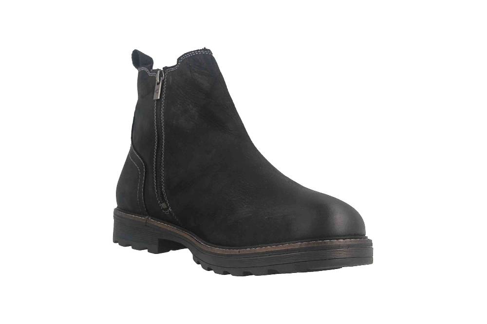 Camel Active Stiefeletten in Übergrößen Schwarz CAFW002-350100 große Herrenschuhe Auslauf