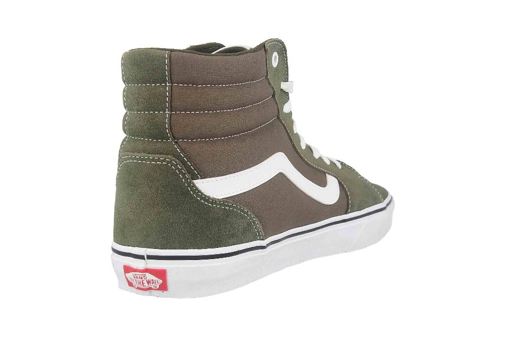 VANS MN Filmore Hi SUEDE/CANVAS GRAPE LEAF/WHITE Sneaker in Übergrößen Grün VN0A5KXTRQV1 große Herrenschuhe Verkauf