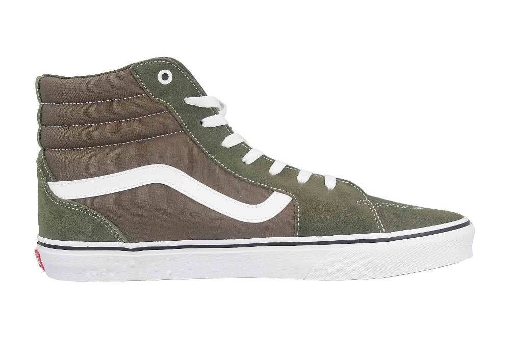 VANS MN Filmore Hi SUEDE/CANVAS GRAPE LEAF/WHITE Sneaker in Übergrößen Grün VN0A5KXTRQV1 große Herrenschuhe Verkauf