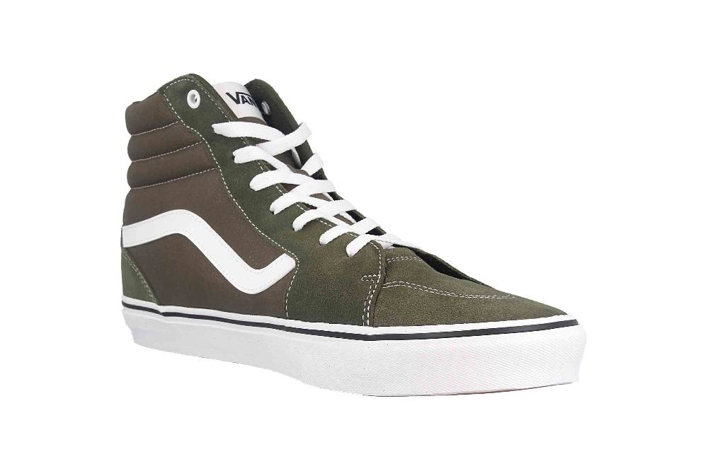 VANS MN Filmore Hi SUEDE/CANVAS GRAPE LEAF/WHITE Sneaker in Übergrößen Grün VN0A5KXTRQV1 große Herrenschuhe Verkauf