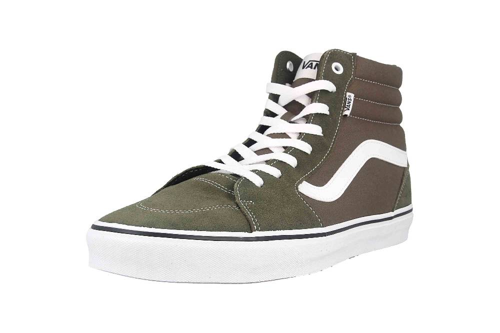 VANS MN Filmore Hi SUEDE/CANVAS GRAPE LEAF/WHITE Sneaker in Übergrößen Grün VN0A5KXTRQV1 große Herrenschuhe Verkauf