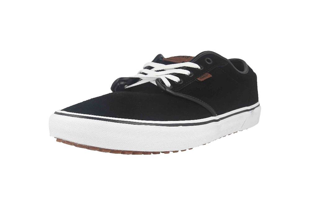 VANS MN ATWOOD VANSGUARD (SUEDE FLEECE) BLACK/WHITE Sneaker in Übergrößen Schwarz VN0A5KXS70P1 große Herrenschuhe Angebote