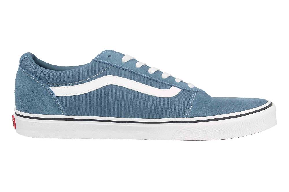 VANS MN Ward SUEDE/CANVAS BLUESTONE Sneaker in Übergrößen Blau VN0A38DMJCN1 große Herrenschuhe Schlussverkauf
