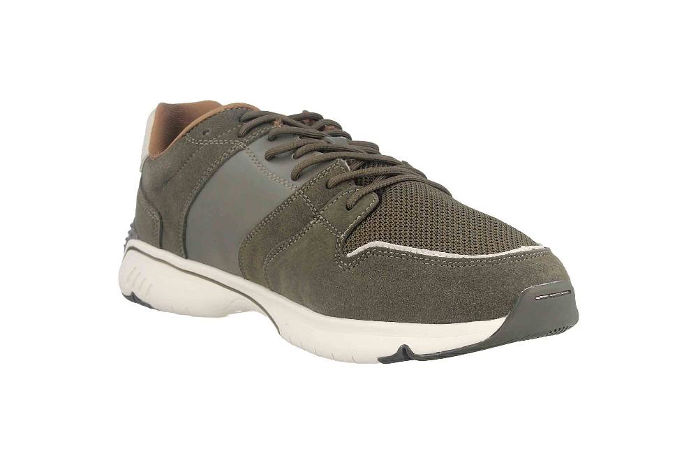Mustang Shoes Halbschuhe in Übergrößen Grün 4180-308-77 große Herrenschuhe Online