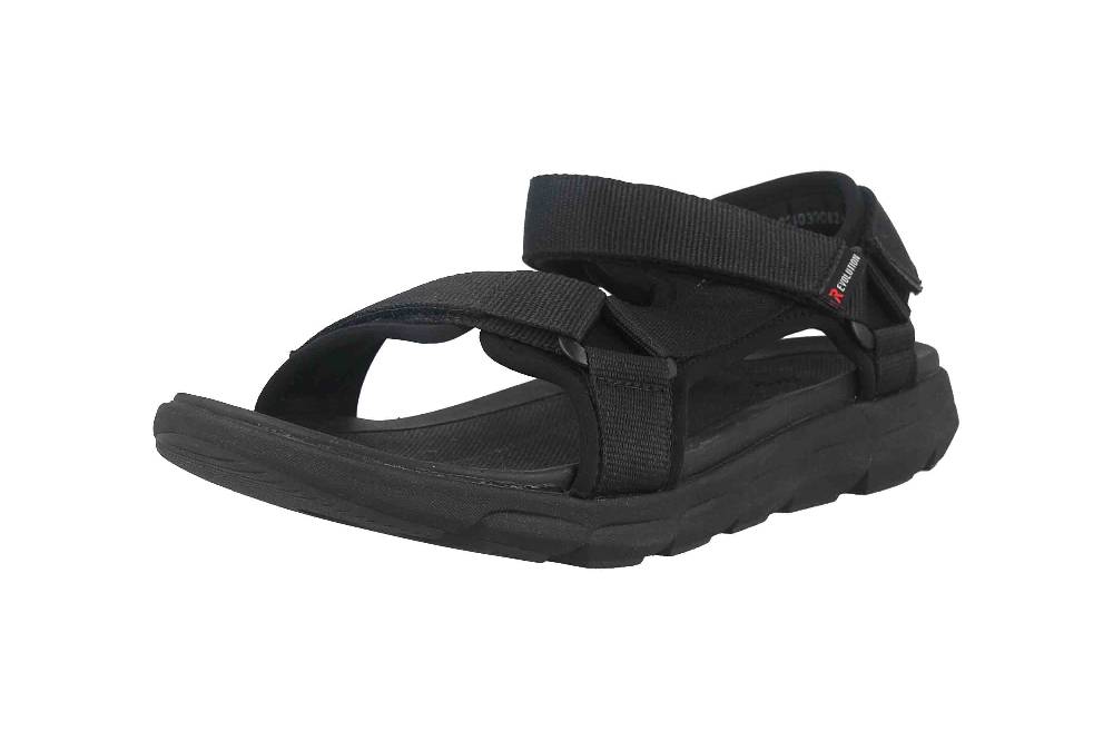 Rieker Evolution Trekkingschuhe in Übergrößen Schwarz 20802-01 große Herrenschuhe Blitzverkäufe