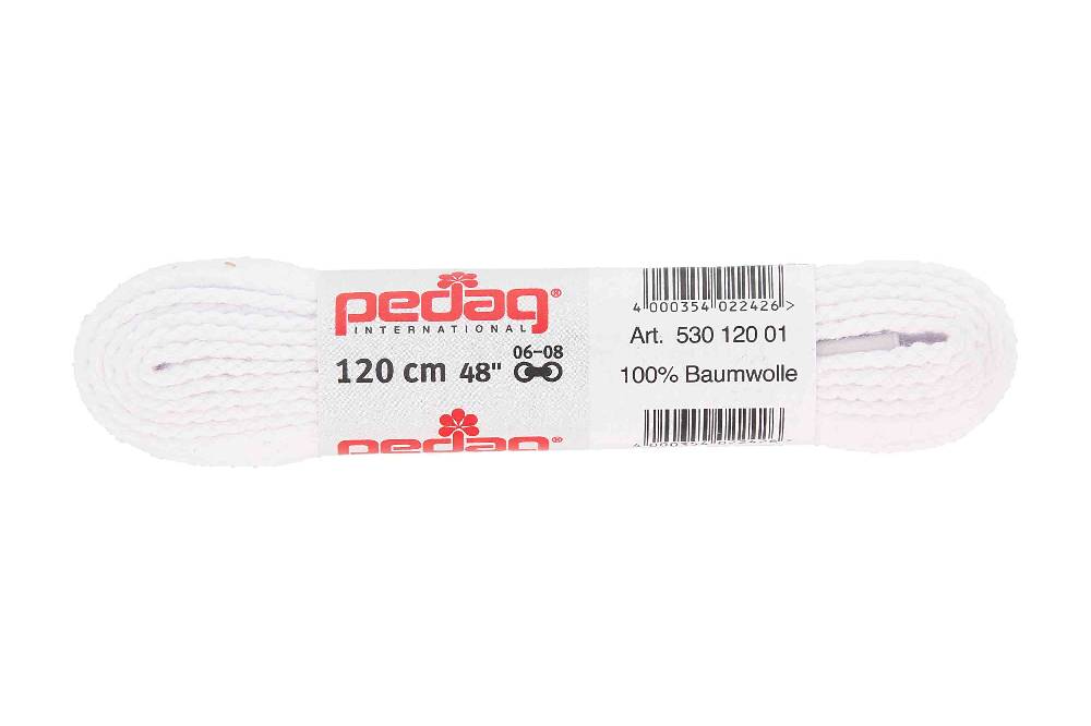 pedag - FLACHSENKEL - Schnürsenkel Diverse Farben 120 cm (1 Paar) Verkauf
