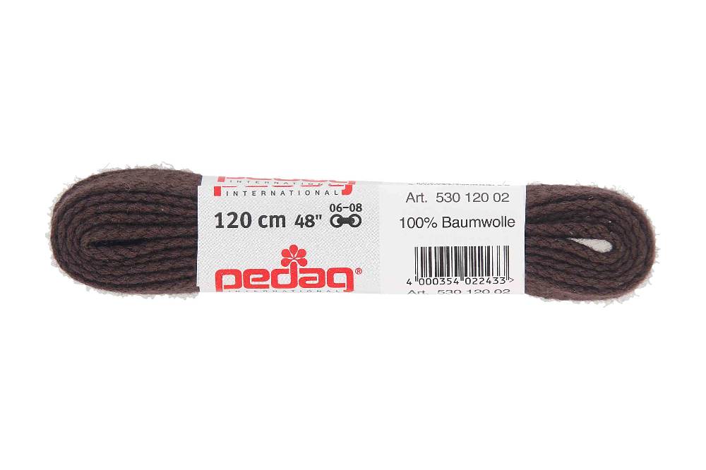 pedag - FLACHSENKEL - Schnürsenkel Diverse Farben 120 cm (1 Paar) Verkauf