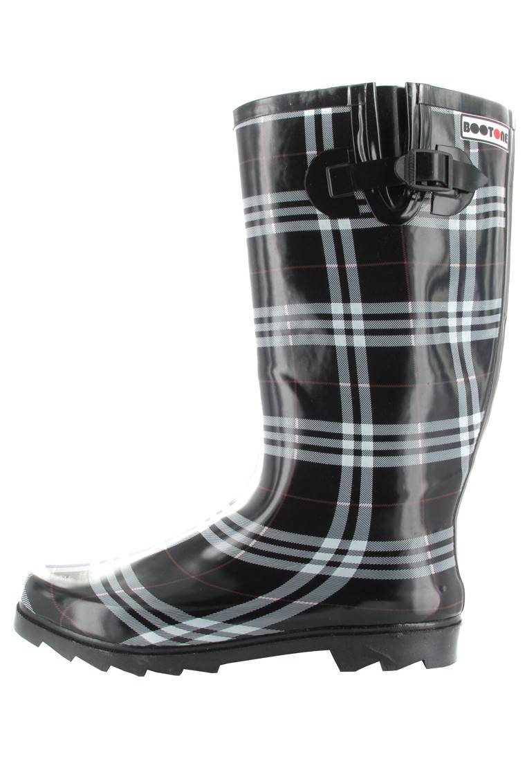 Intex Kautschuk-Gummistiefel in Übergrößen Schwarz Cora 14101 große Damenschuhe im Angebot