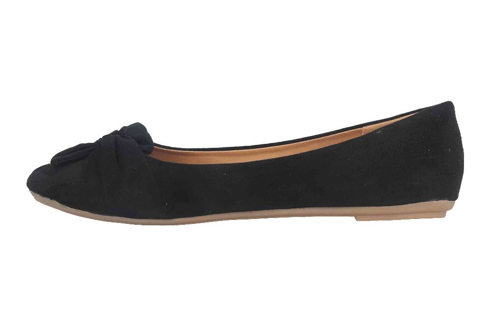 Fitters Footwear Maike MF Ballerinas in Übergrößen Schwarz 2589641 Black große Damenschuhe