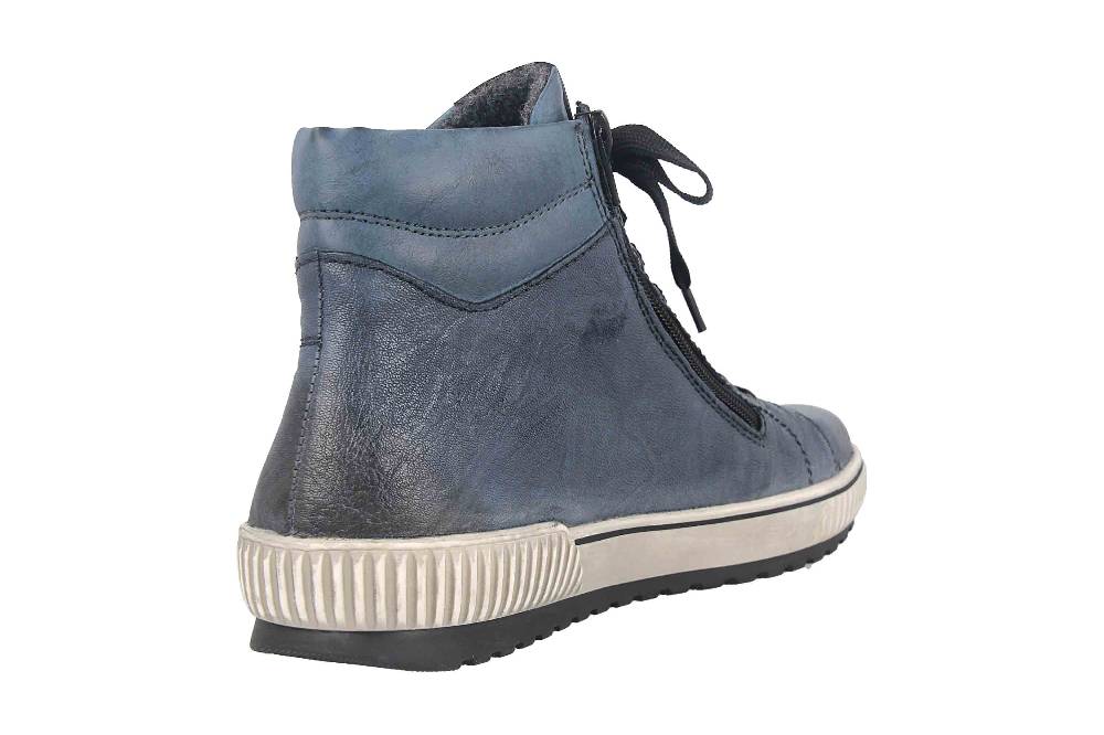 Remonte Stiefel in Übergrößen Blau D0772-14 große Damenschuhe Fabrikverkauf