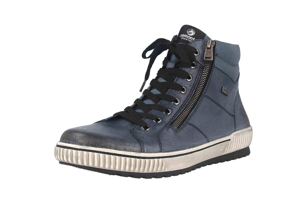 Remonte Stiefel in Übergrößen Blau D0772-14 große Damenschuhe Fabrikverkauf