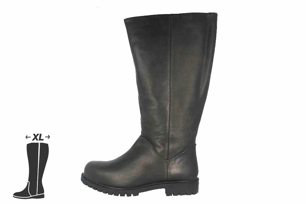 MayBe Weitschaftstiefel in Übergrößen Grau 67668 Anthrazite große Damenschuhe