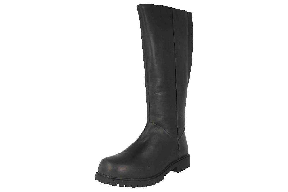 MayBe Weitschaftstiefel in Übergrößen Grau 67668 Anthrazite große Damenschuhe Blitzverkäufe