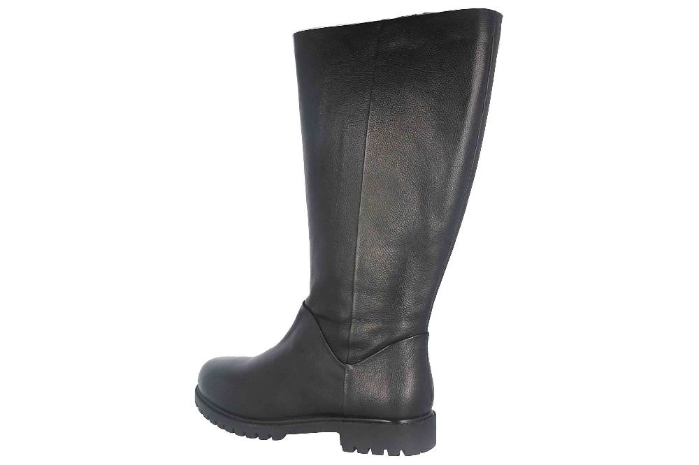 MayBe Weitschaftstiefel in Übergrößen Schwarz 67668 Black große Damenschuhe Online