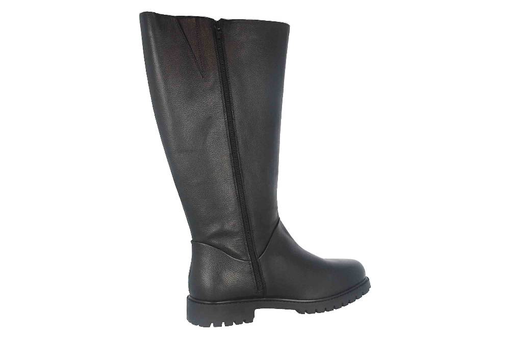 MayBe Weitschaftstiefel in Übergrößen Schwarz 67668 Black große Damenschuhe Online