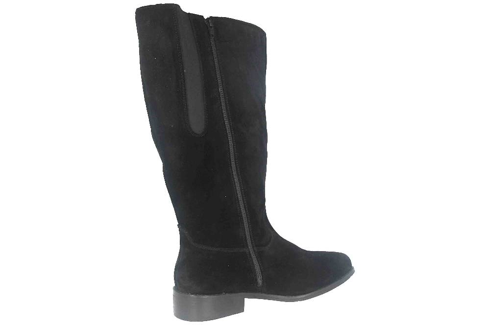 MayBe Weitschaftstiefel in Übergrößen Schwarz 67667 Black große Damenschuhe Outlet
