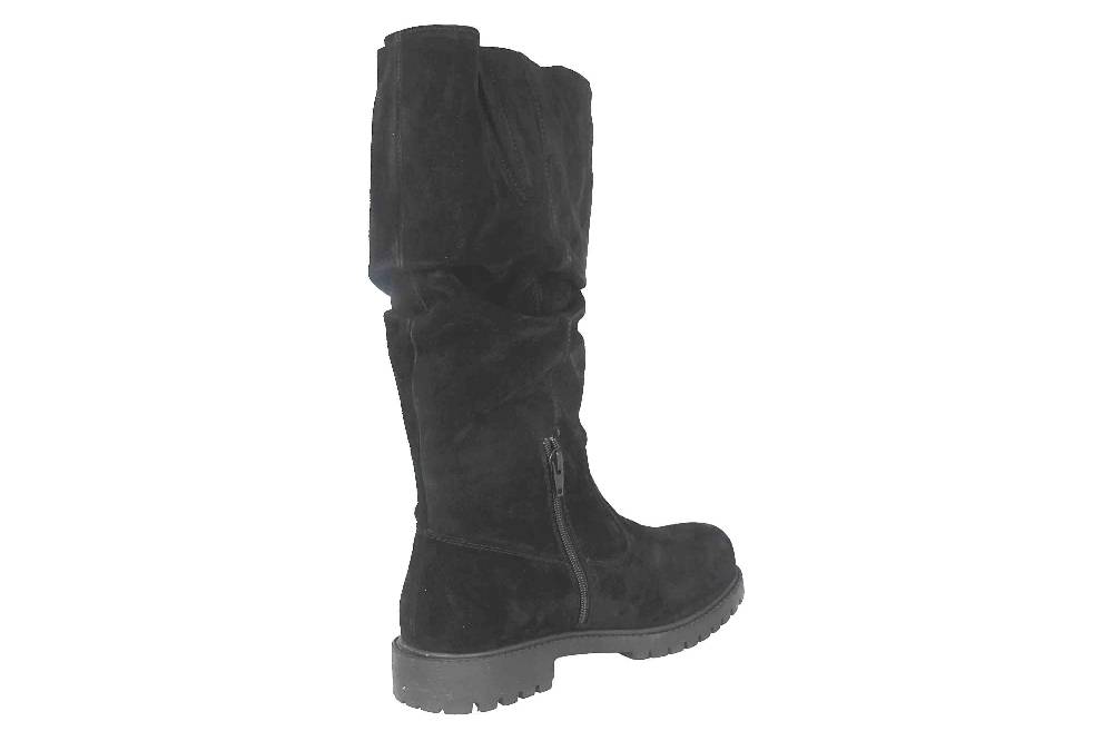 MayBe Weitschaftstiefel in Übergrößen Schwarz 67663 Black große Damenschuhe Verkauf