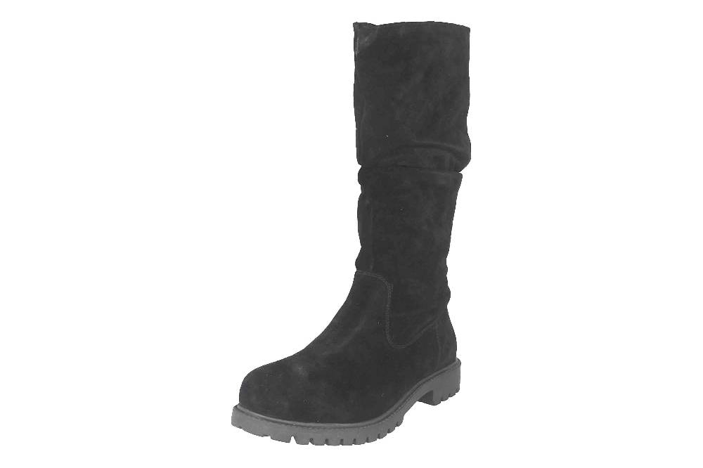 MayBe Weitschaftstiefel in Übergrößen Schwarz 67663 Black große Damenschuhe Verkauf