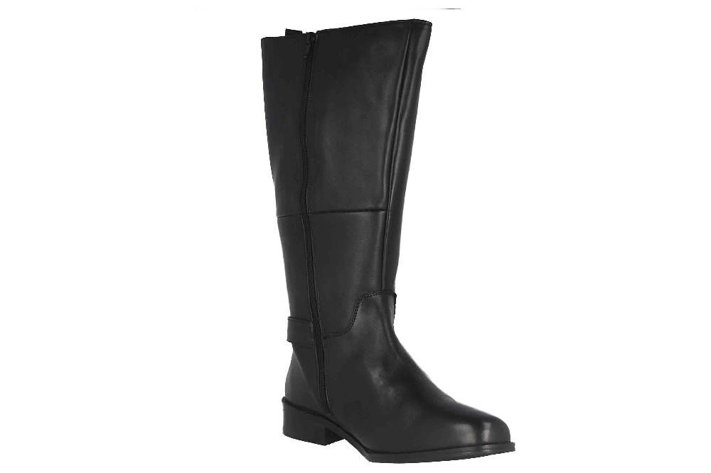 MayBe Weitschaftstiefel in Übergrößen Schwarz 67661 Black große Damenschuhe im Angebot