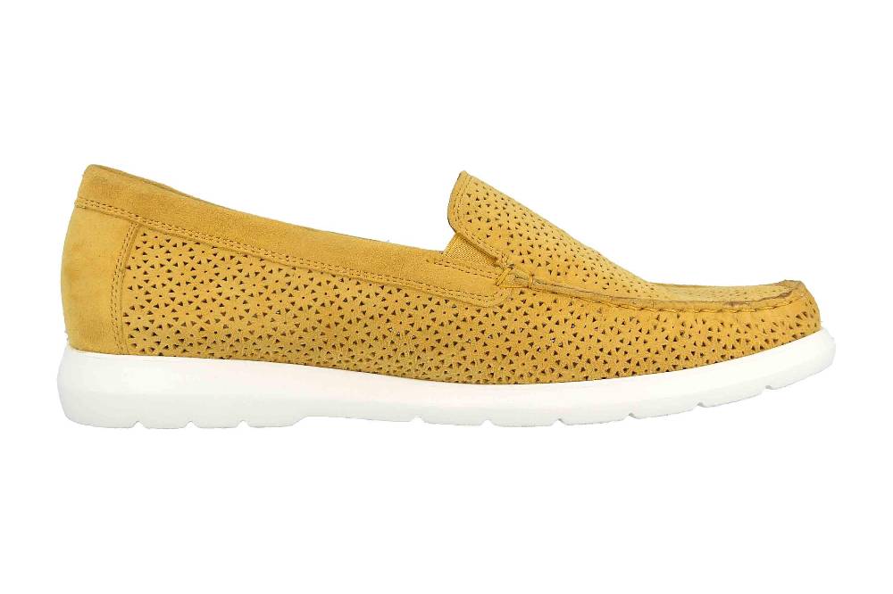 Sioux CORTIZIA-713-H Slipper in Übergrößen Gelb 64903 große Damenschuhe Outlet