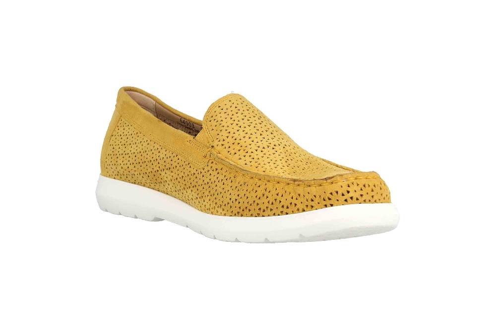 Sioux CORTIZIA-713-H Slipper in Übergrößen Gelb 64903 große Damenschuhe Outlet