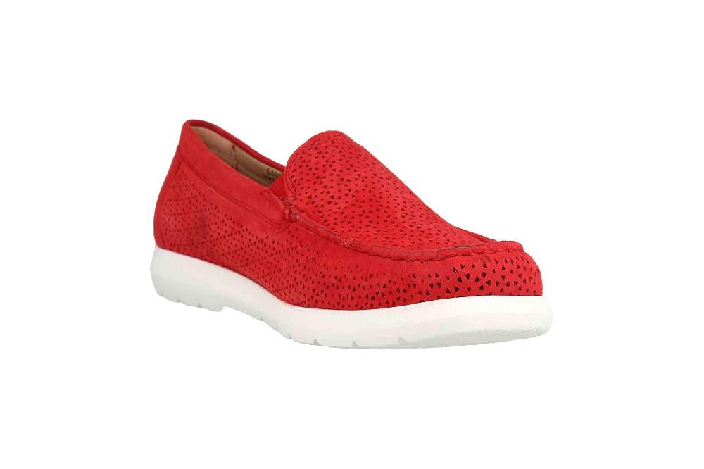 Sioux CORTIZIA-713-H Slipper in Übergrößen Rot 64902 große Damenschuhe Auslauf