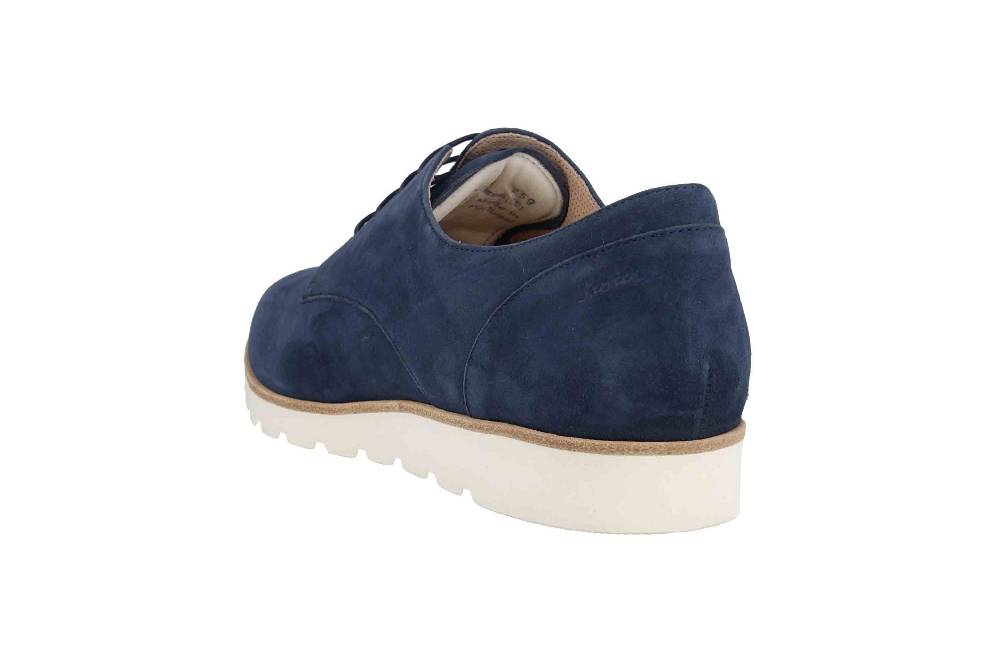 Sioux Meredith-700-XL Halbschuhe in Übergrößen Blau 63602 große Damenschuhe Fabrikverkauf
