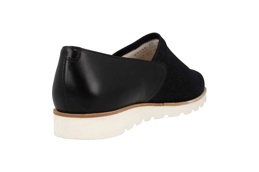 Sioux Meredith-705-XL Slipper in Übergrößen Schwarz 63580 große Damenschuhe Online