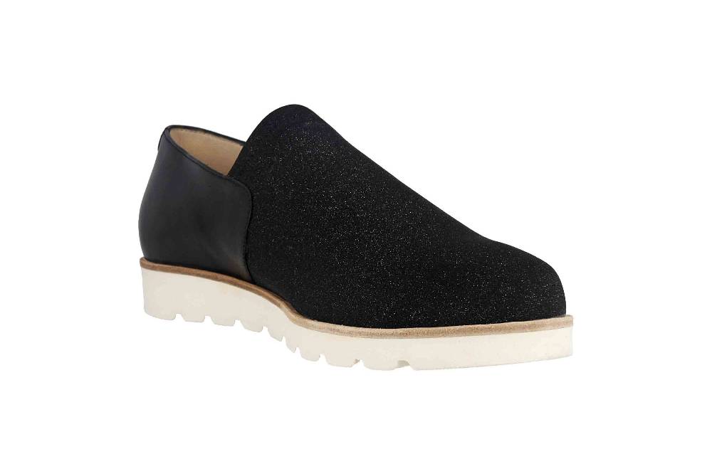 Sioux Meredith-705-XL Slipper in Übergrößen Schwarz 63580 große Damenschuhe Online
