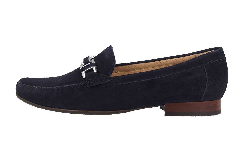 Sioux Cambria Slipper in Übergrößen Blau 63141 große Damenschuhe