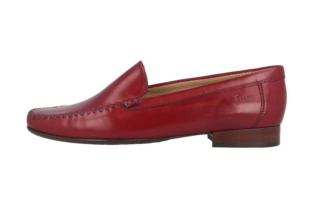 Sioux Campina Slipper in Übergrößen Rot 63113 große Damenschuhe