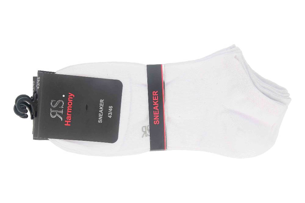 RIESE - Damen und Herren Sneaker Socken 45222 4er Pack - Weiß