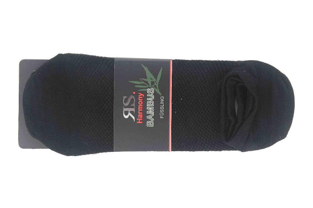 RIESE - Damen und Herren Füsslinge Schwarz 43090 3er Pack - Schwarz