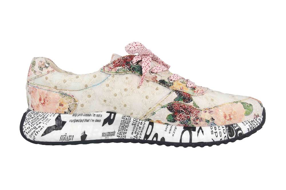 Laura Vita Sneaker in Übergrößen Mehrfarbig BURTON 05 Beige große Damenschuhe Angebote