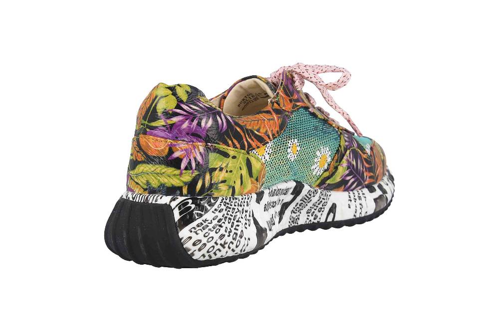 Laura Vita Sneaker in Übergrößen Mehrfarbig BURTON 05 Orange große Damenschuhe Auslauf