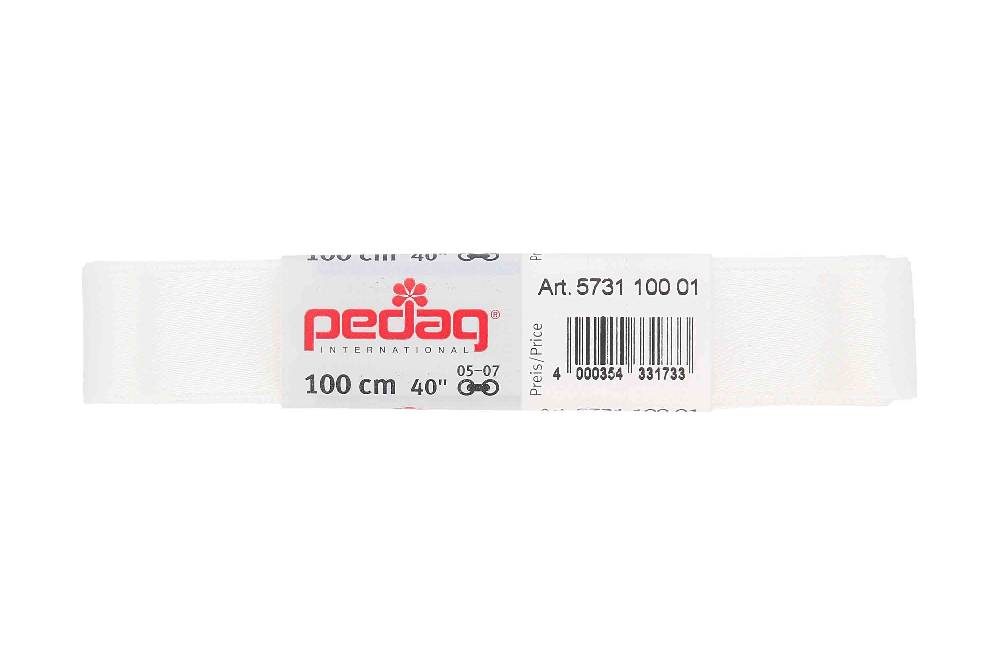 pedag - SATINSENKEL - Schnürsenkel 100 cm (1 Paar) 16 mm breit- Diverse Farben