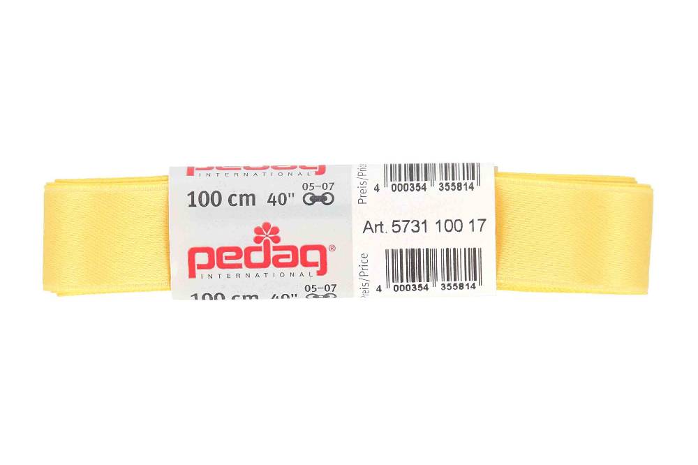 pedag - SATINSENKEL - Schnürsenkel 100 cm (1 Paar) 16 mm breit- Diverse Farben Meist gekauft