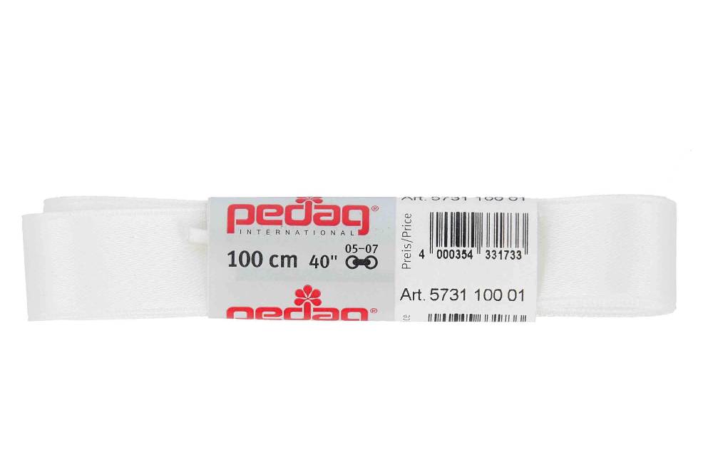 pedag - SATINSENKEL - Schnürsenkel 100 cm (1 Paar) 16 mm breit- Diverse Farben Meist gekauft