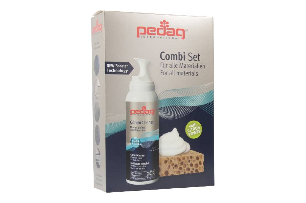 pedag - PFLEGE SCHAUM Combi Set mit Schwamm - Lederpflege 125 ml Verkauf
