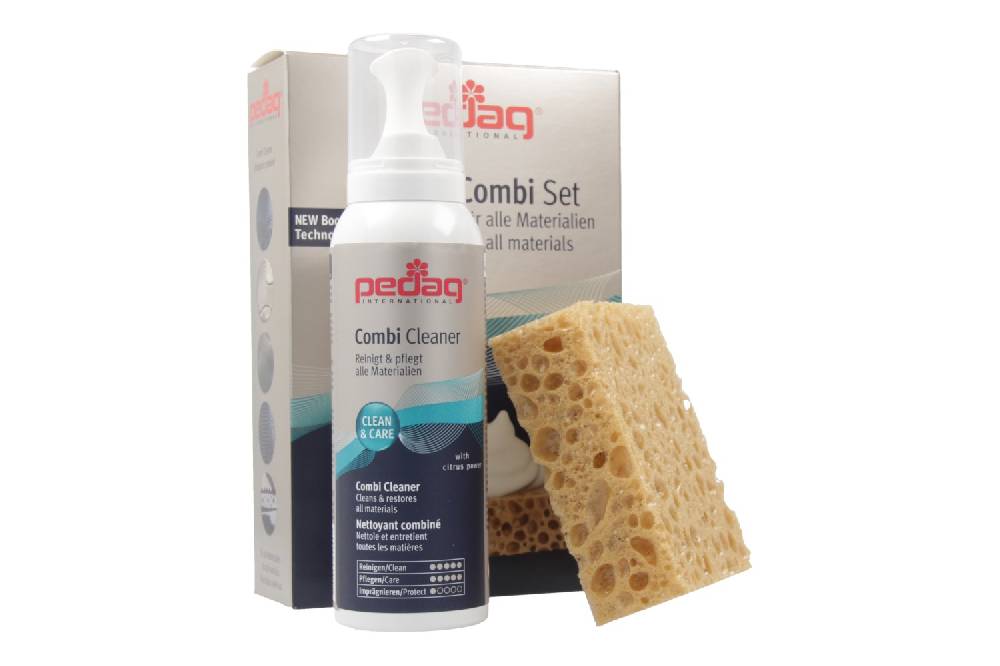 pedag - PFLEGE SCHAUM Combi Set mit Schwamm - Lederpflege 125 ml Verkauf