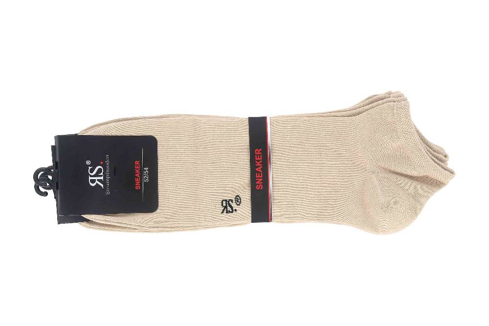 RIESE - Herren Sneakersocken 31052/Beige 4er Pack - Beige Socken Hotsell
