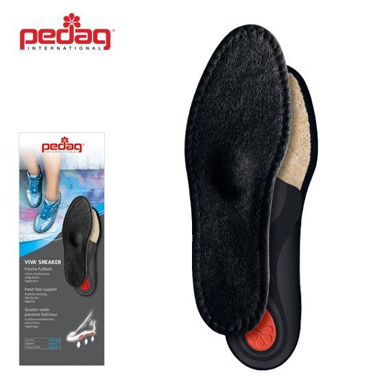 pedag - VIVA SNEAKER BLACK - Baumwoll Einlegesohlen