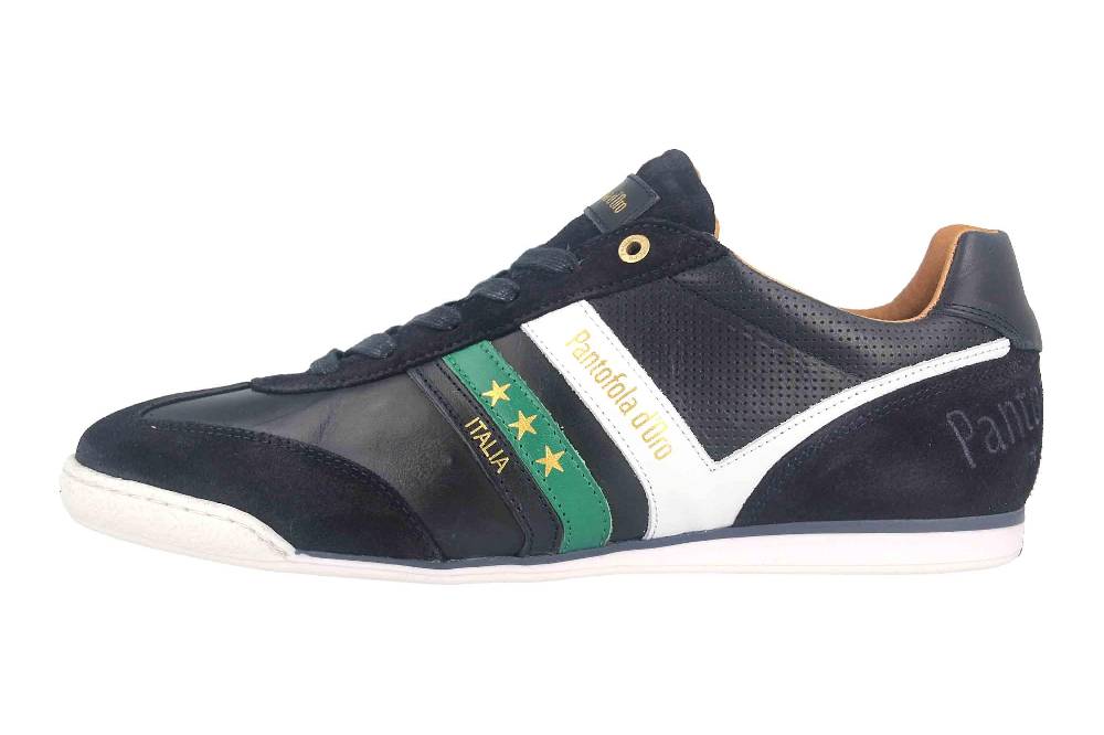 Pantofola d'Oro VASTO UOMO LOW XL Sneaker in Übergrößen Blau 10203049.29Y/10203081.29Y große Herrenschuhe Blitzverkäufe
